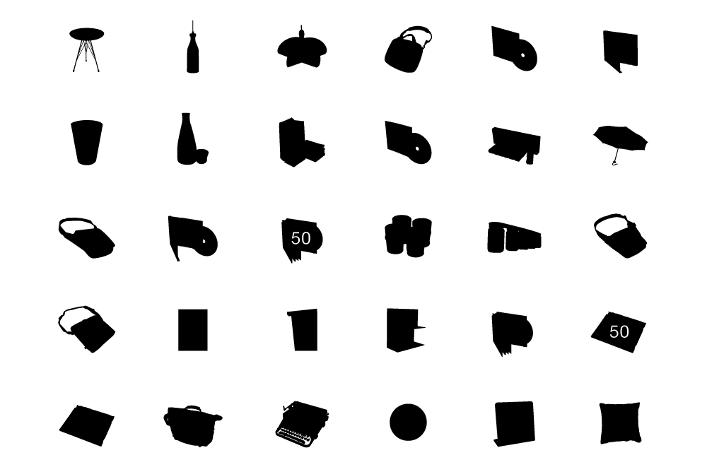 Icons were developed to visually indicate contents of shipped boxes without 